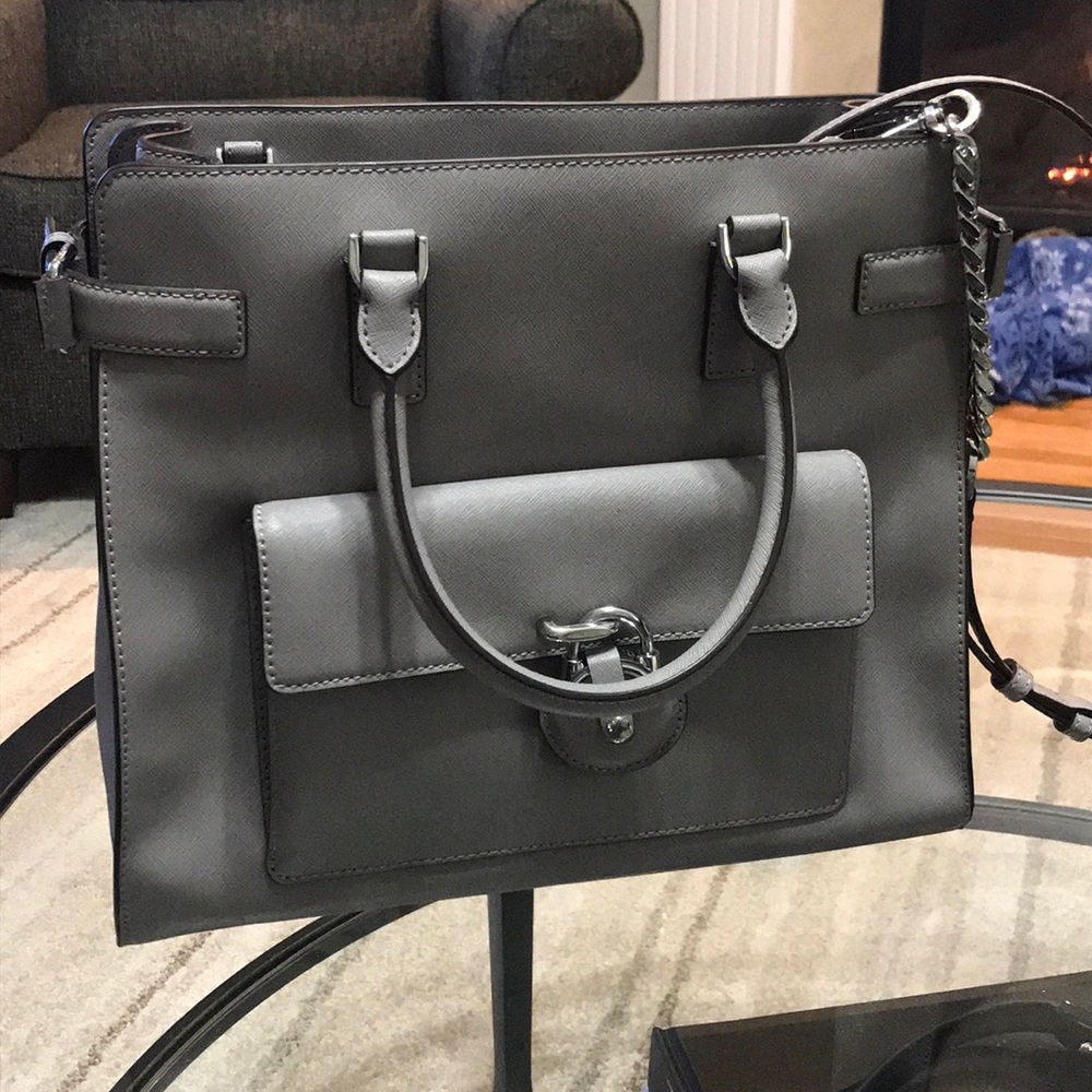 Gray Michael Kors Bag